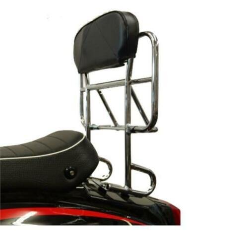 Royal Alloy / Scomadi Folding Backrest Carrier In Black or Chrome